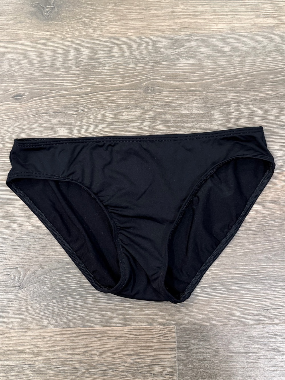 Lauren Ralph Lauren Black Bikini Bottom Full Coverage